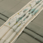 Printed Chanderi Silk Cotton 2 pc Salwar Suit Material 10054795