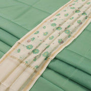 Printed Chanderi Silk Cotton 2 pc Salwar Suit Material 10054802