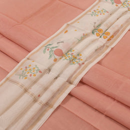 Printed Chanderi Silk Cotton 2 pc Salwar Suit Material 10054803