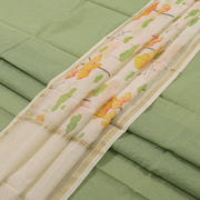 Printed Chanderi Silk Cotton 2 pc Salwar Suit Material 10054804