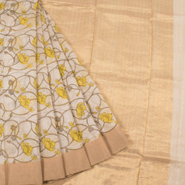 Printed Handloom Chanderi Silk Cotton Saree 10054805