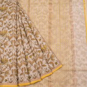 Printed Handloom Chanderi Silk Cotton Saree 10054809