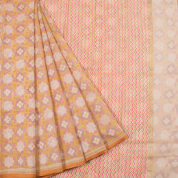 Printed Handloom Chanderi Silk Cotton Saree 10054810