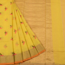 Printed Handloom Chanderi Silk Cotton Saree 10054812