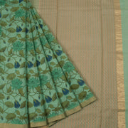 Printed Handloom Chanderi Saree 10054817