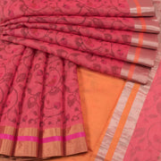 Printed Handloom Chanderi Silk Cotton Saree 10054818
