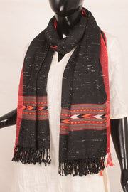 Handloom Woolen Stole with Contrast Kullu Border