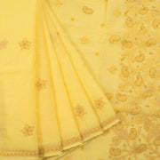 Chikankari Embroidered Cotton Saree 10055262