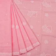 Chikankari Embroidered Cotton Saree 10055265