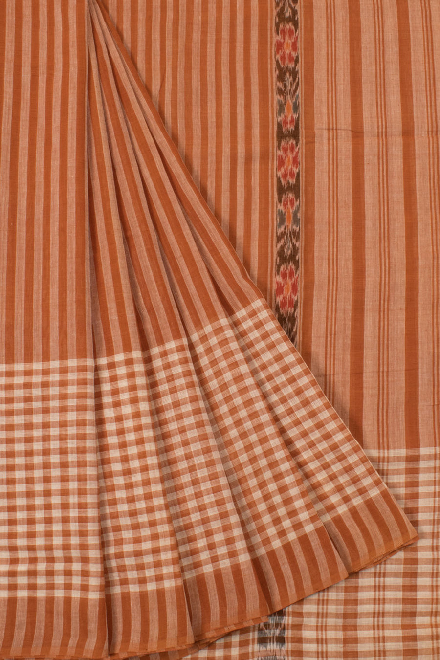 Handloom Odisha Cotton Saree with Stripes Design 