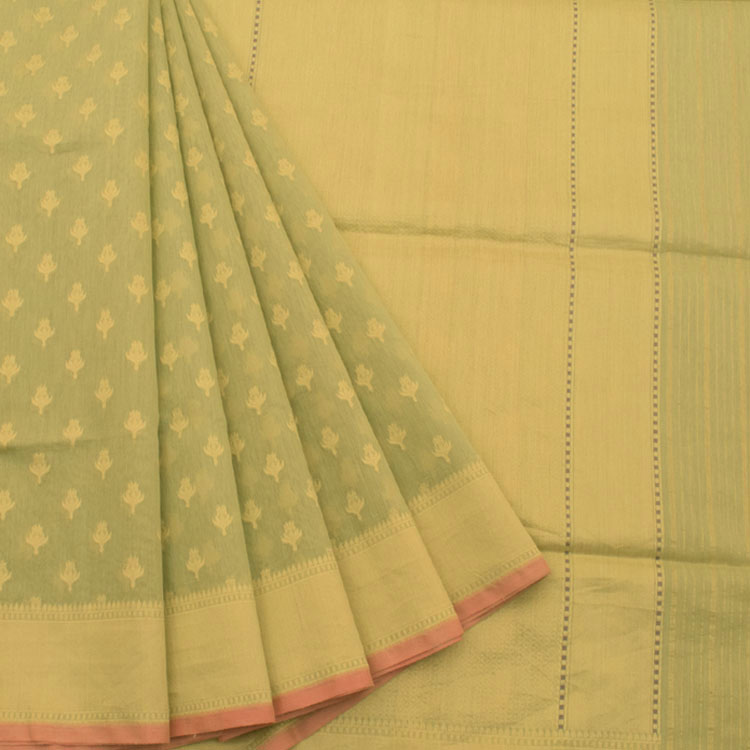 Handloom Banarasi Silk Cotton Saree 10048838