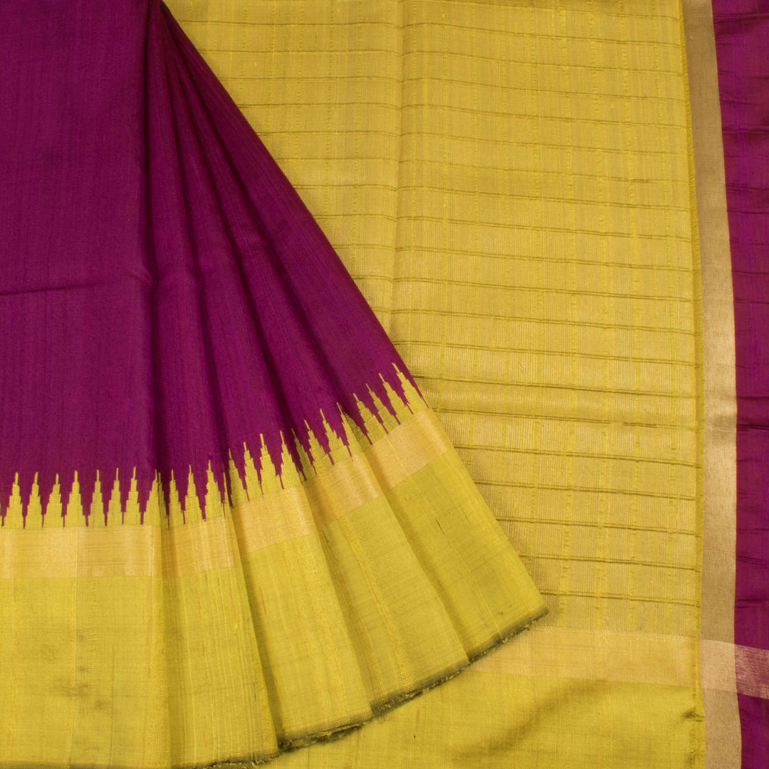 Handloom Kanchipuram Korvai Dupion Silk Saree 10055397