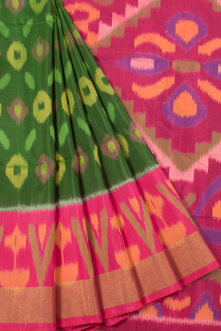 Handloom Kanjivaram Soft Silk Saree with Zari Border