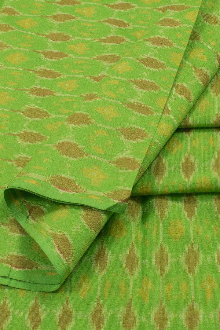 Handloom Ikat Silk Cotton 2.5 m Kurta Material 
