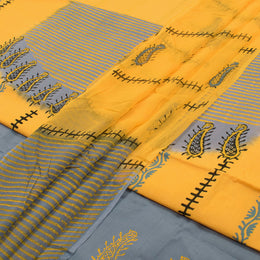 Hand Block Printed Cotton Salwar Suit Material 10054773