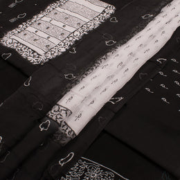 Printed,Hand Block Printed,Embroidered Cotton Salwar Suit Material 10054780