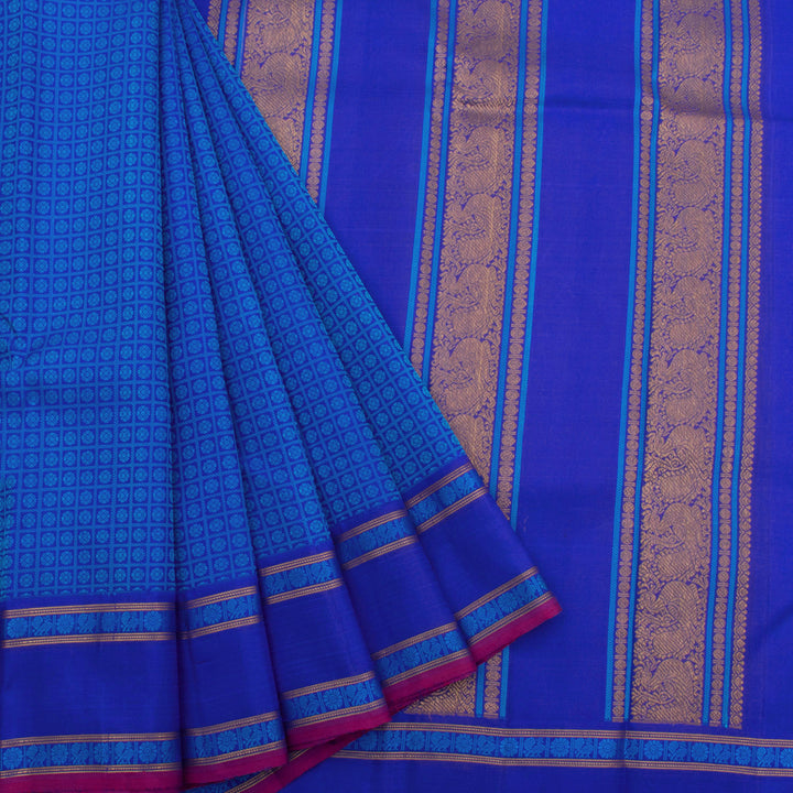 Kanjivaram Pure Zari Jacquard Silk Saree 10055279