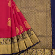 Handloom Pure Zari Korvai Kanjivaram Silk Saree 10056117