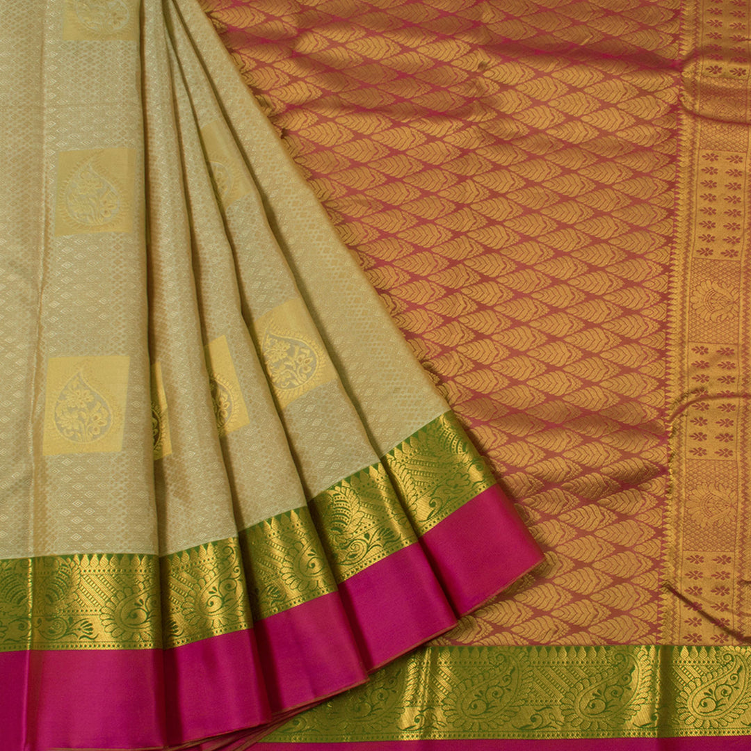 Kanjivaram Pure Silk Jacquard Saree 10054169