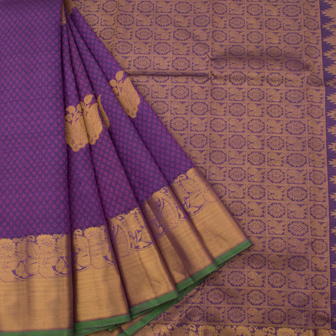 Kanjivaram Pure Silk Jacquard Saree 10054563