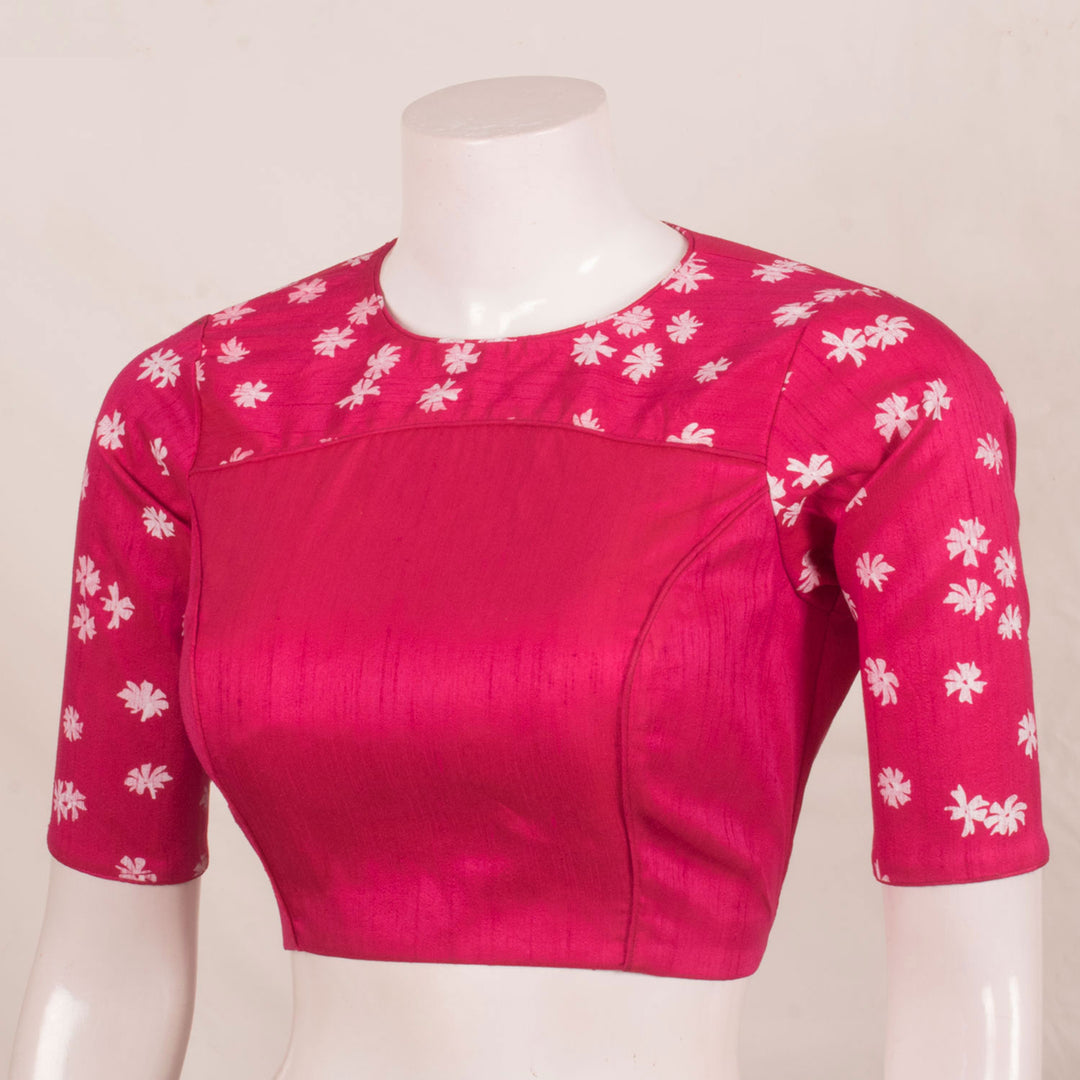 Handcrafted Raw Silk Blouse 10056353