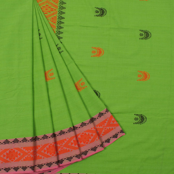 Handloom Bengal Cotton Saree 10054317