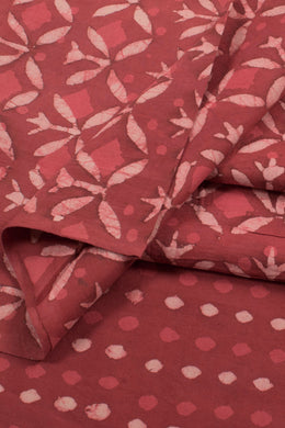 Dabu Printed 2-Piece Cotton Salwar Suit Material