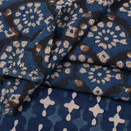 Bagru Printed Cotton Salwar Suit Material 10054445