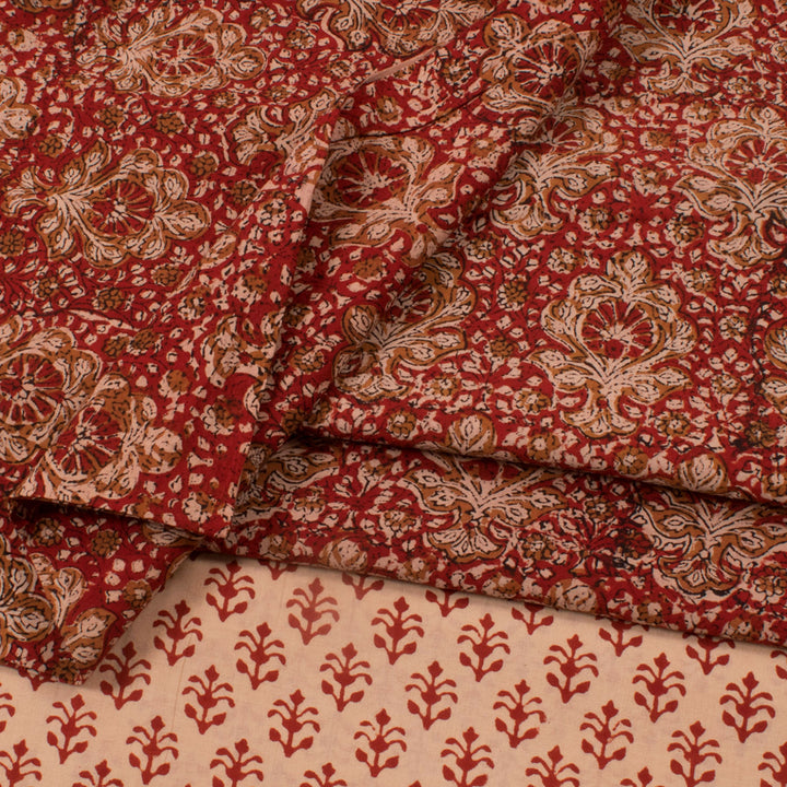 Bagru Printed Cotton Salwar Suit Material 10054447