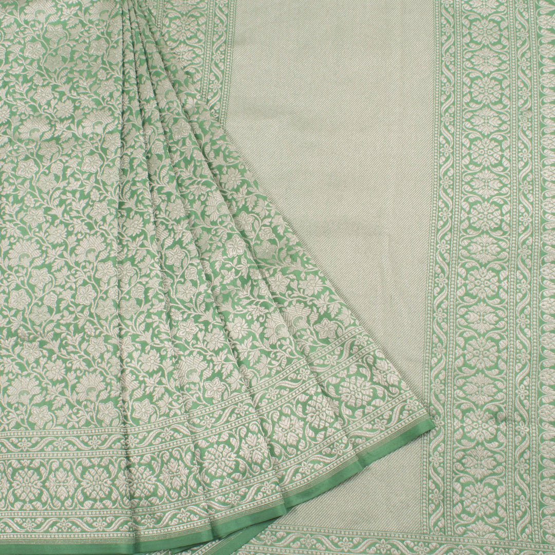 Handloom Brocade Banarasi Katan Silk Saree 10056019