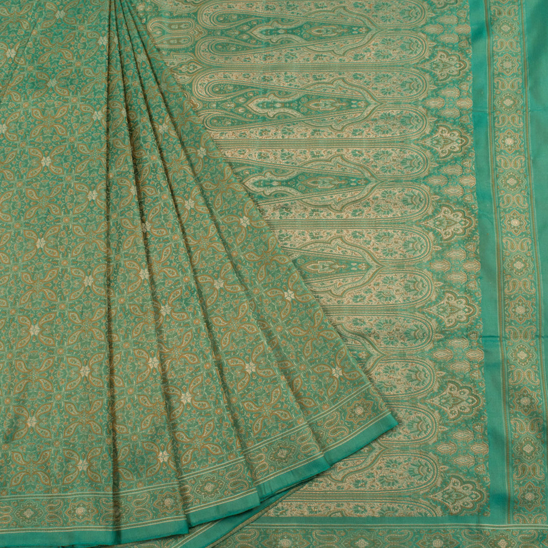 Handloom Jamawar Tanchoi Banarasi Katan Silk Saree 10056033