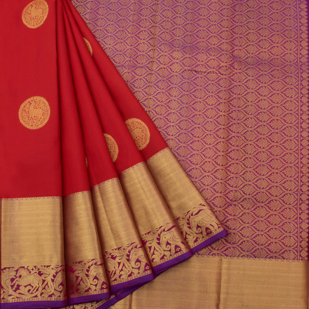 Handloom Kanjivaram Pure Silk Saree 10054574