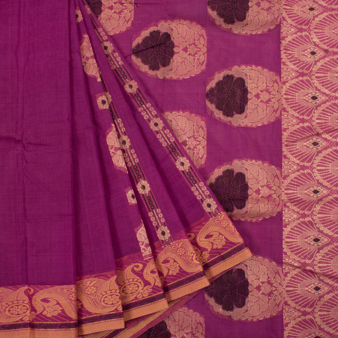 Handloom Bengal Cotton Saree 10056077