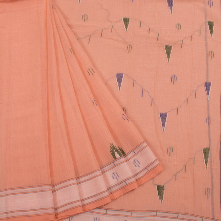 Handloom Bengal Jamdani Cotton Saree 10056311