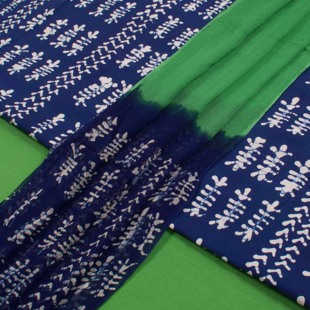 Batik Printed Cotton Salwar Suit Material 10056383