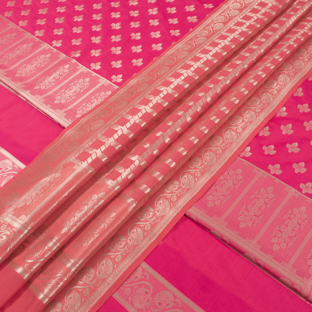 Handloom Banarasi Katrua Silk Salwar Suit Material 10055132