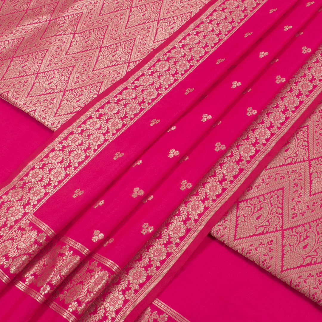 Handloom Banarasi Katrua Silk Salwar Suit Material 10055122