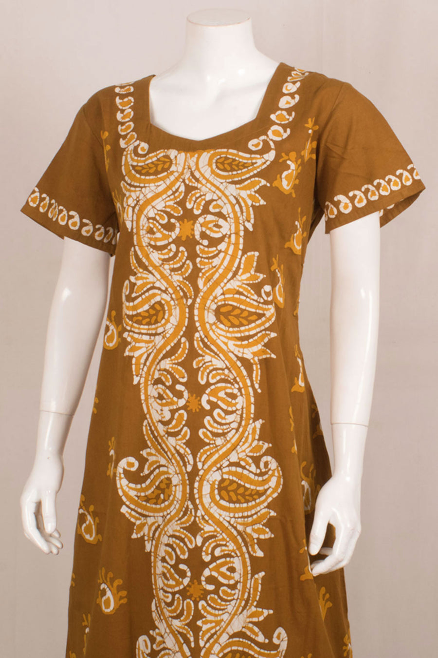 Batik Printed Cotton Loungewear with Paisley Design