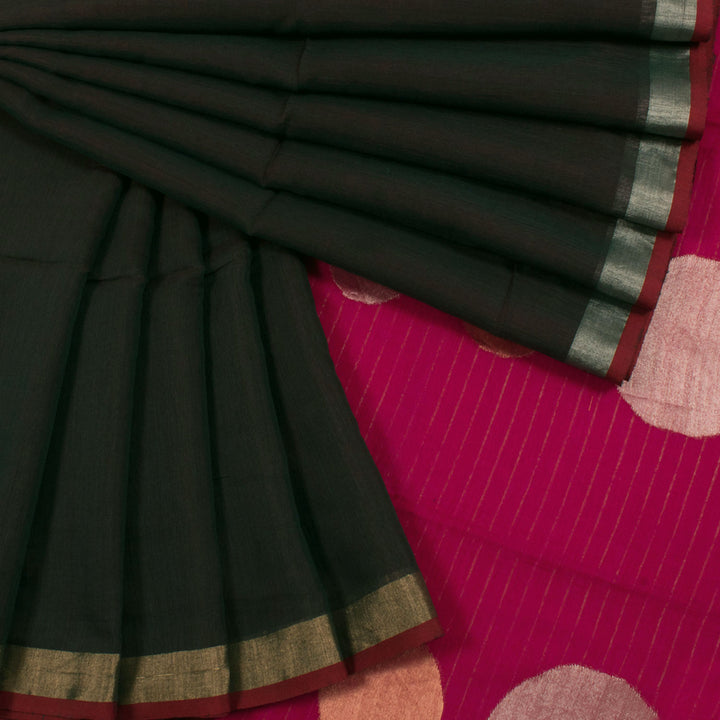 Handloom Bengal Jamdani Silk Cotton Saree 10056364