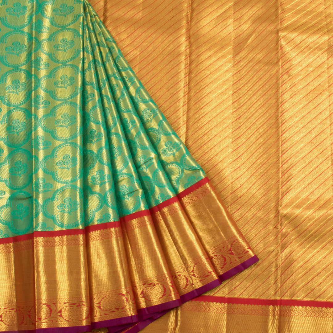 Pure Tissue Silk Bridal Jacquard Kanjivaram Saree 10056613