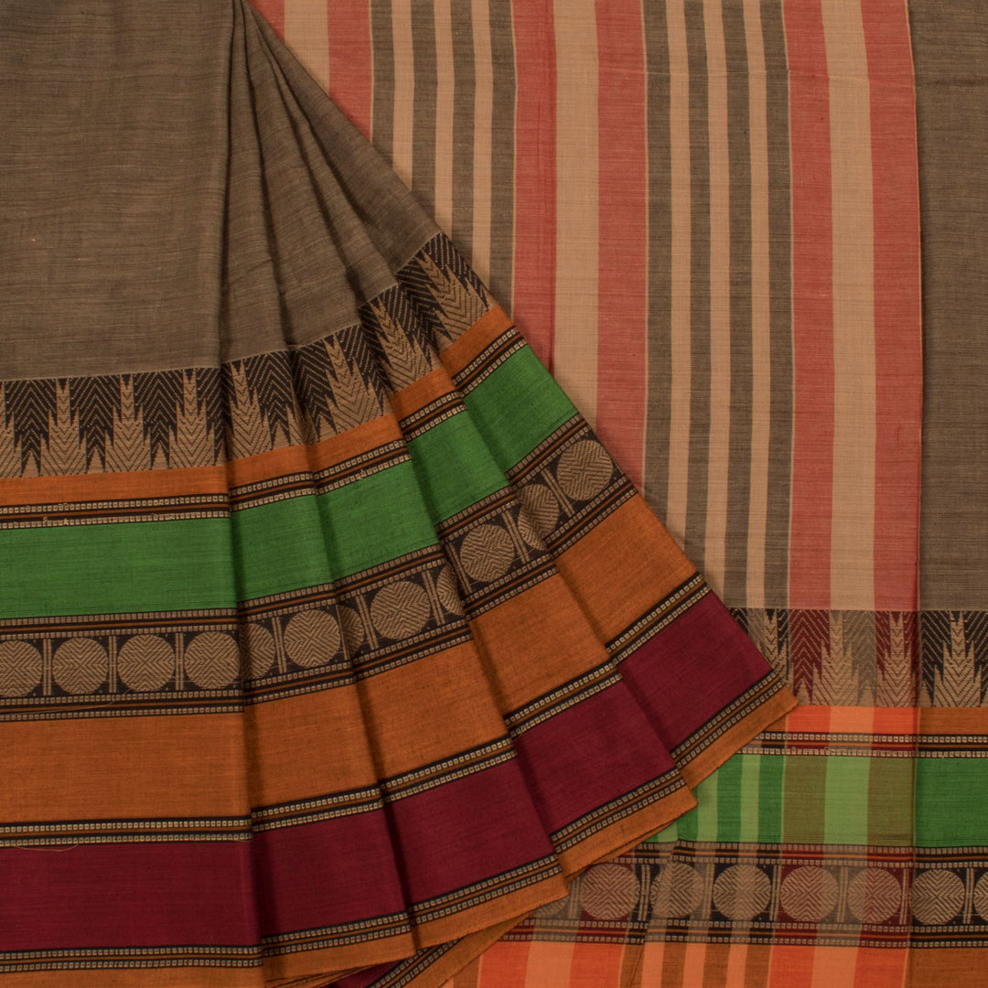 Handloom Bengal Cotton Saree 10056431
