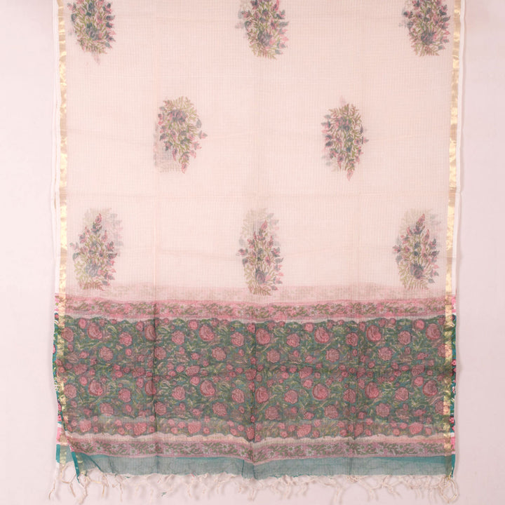 Sanganeri Hand Block Printed Cotton Salwar Suit Material 10056604