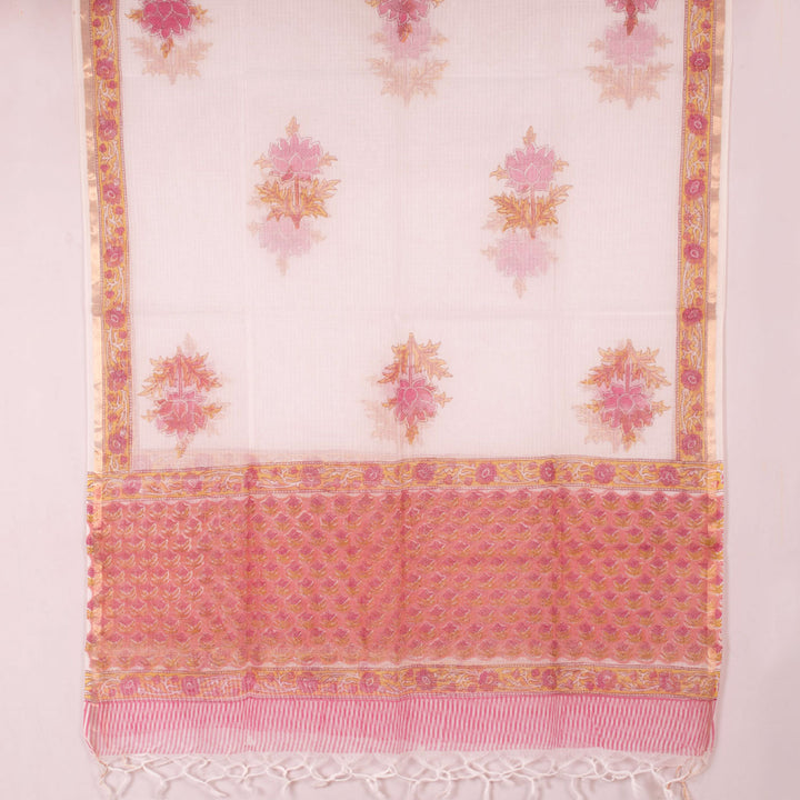 Sanganeri Hand Block Printed Cotton Salwar Suit Material 10056599