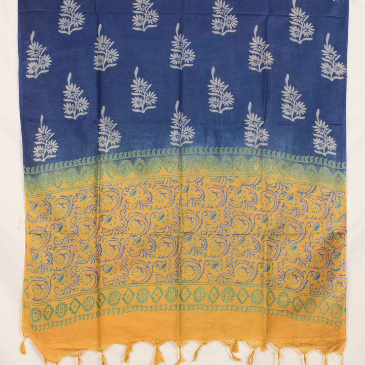 Printed Bhagalpur Silk Salwar Suit Material 10055900