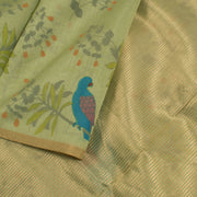 Printed Handloom Chanderi Silk Cotton Saree 10055908