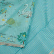 Printed Handloom Chanderi Silk Cotton Saree 10055909