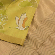 Printed Handloom Chanderi Silk Cotton Saree 10055910