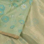 Printed Handloom Chanderi Silk Cotton Saree 10055912