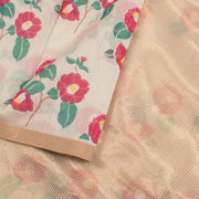 Printed Handloom Chanderi Silk Cotton Saree 10055916