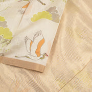 Printed Handloom Chanderi Silk Cotton Saree 10055918